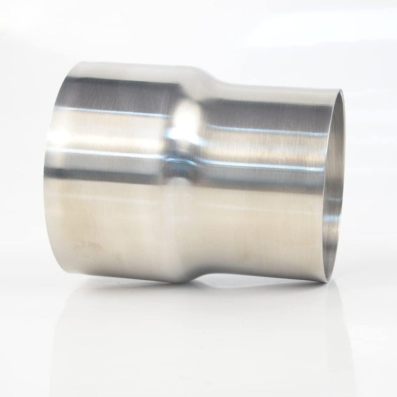 eLifecenter Universal Stainless ID 2.5 inch to OD 3 inch Exhaust Adapter Reducer (2-1/2" ID to 3" OD) - Image 1